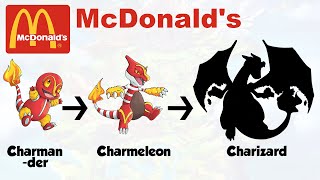 What If McDonald's Logo Were Charizard Evolution ?