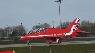 The Red Arrows Winter Training at RAF Waddington 30/3/23, 4K