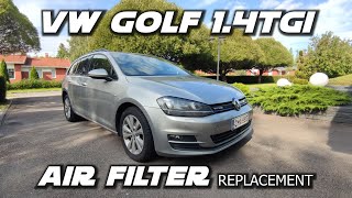 2014 VW Golf 1.4TGI - Air filter Replacement