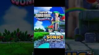 Mario VS Sonic - Who won the battle of 2023? #sonicsuperstars #supermariowonder #sega #nintendo