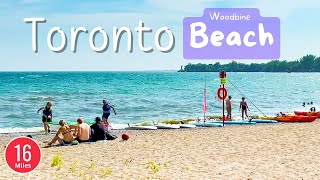 Toronto Woodbine Beach ⛱️ Hot Summer Day ☀️ Beach Volleyball 🏐