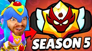 I played the New Ranked Season.. MY LUCK IS STILL CRAZY!!! 🤯 (season 5)