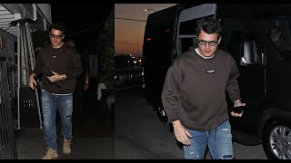 Singer-Songwriter John Mayer Steps Out in Style For Dinner at Giorgio Baldi!