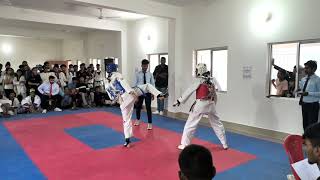 State game's Hazaribagh Alok blue vs Dhanbad Rajat Red .1st fight