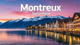 Montreux Christmas Market, Switzerland - City Walking Tour (4K UHD)