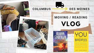 [VLOG] | Binging audiobooks while I move across the country! | The Way of Kings & You Are a Badass