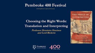 Pembroke 400 Festival: 'Choosing the Right Words: Translation and Interpreting'