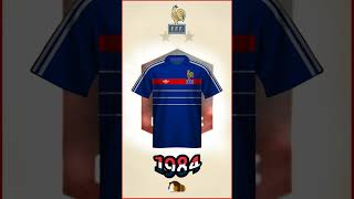 Evolución camiseta de la SELECCIÓN FRANCESA (1919 - 2023)