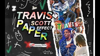 Paper rip off Effect in Adobe Photoshop CC Featuring Travis Scott