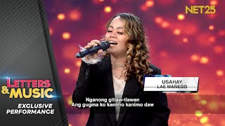 Lae Mañego - Usahay (NET25 Letters and Music Performance)