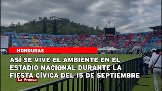 Así se vive el ambiente en el Estadio Nacional durante la fiesta cívica del 15 de Septiembre