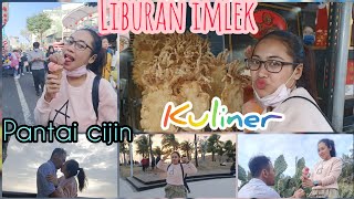 Liburan Imlek bersama suami dan teman2 || seru-seruan bareng jalan2 ke pantai edisi Kaohsiung