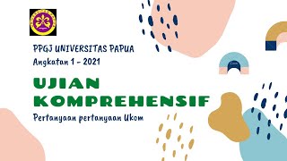 Ujian Komprehensip PPG dalam jabatan (Biologi)  Angkatan 1  2021