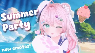 【 SUMMER PARTY 】🏖️ Chatting, Game night and showing you new stuffs!