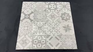 Outlet NEXTERIO tu kupisz Gres szkliwiony inserto CONCRETE STYLE grey patchwork mat