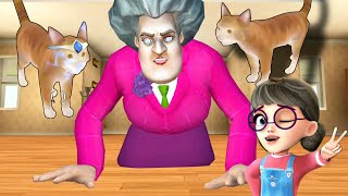 Scary Teacher 3D Version 7.2 | Tani Use And Save The Cat To Ruined Miss T's Day