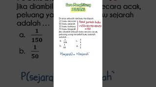 Cara Menghitung Peluang #matematika #shorts