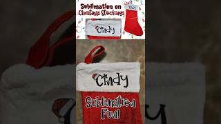 Sublimation Christmas Socks! #youtubehighfive #sublimationtutorial