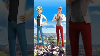 Adrien in different MLB character style #shorts #miraculous