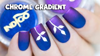 Making a Gradient with Chrome Powders | Indigo Glamma Mia!