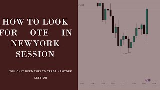 HOW TO TRADE NY SESSION USING ICT OTE LEVELS EXPLAINED IN MALAYALAM