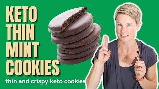 KETO THIN MINTS | easy Girl Scout cookie copycat recipe