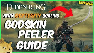 Elden Ring - The BEST Twinblade 🗡High Dex Build 🗡Godskin Peeler Location Guide