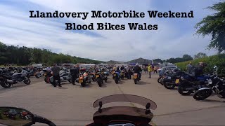 Arriving at Llandovery Motorbike Weekend, supporting Blood Bikes Wales 🏴󠁧󠁢󠁷󠁬󠁳󠁿