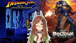 【Indiana Jones/Boltgun】Pixel Games Night!!【Trexie Saurus】