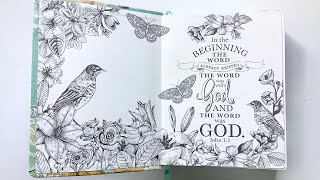 Faith journaling in my creative bible