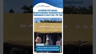 BREAKING NEWS Korem 133 Nani Wartabone Gorontalo Peringati HUT ke 79 TNI, Bagikan Sembako