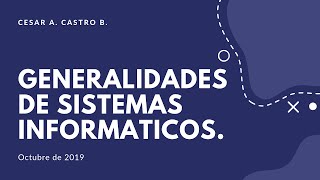 Conceptos básicos de sistemas informáticos