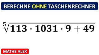 Berechne ohne Taschenrechner | Wurzeln berechnen | Wurzelterme | Mathe Alex