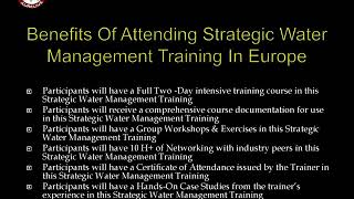 Strategic Water Management in Europe