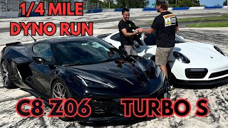 EP. 9 2023 C8 Z06 DYNO RUN AT CLEETUS MCFARLAND RACING FREEDOM FACTORY (FIRST 1/4 MILE RUN C8 Z06)