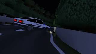 Fujiwara Zone Test (頭文字D/Initial D Minecraft Animation)