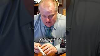 Rob Ford Breaks Down Tax Payer Money and Crooked Canadian Government