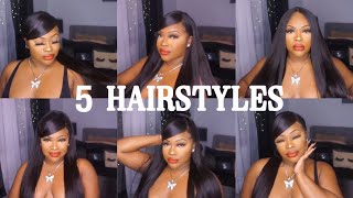 5 ways to style your 30” frontal wig | curlyme hair 🦋