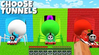 WHAT'S INSIDE THE SPIDER THOMAS THE TANK ENGINE.EXE and FRIENDS TUNNELS in Minecraft - Coffin Meme