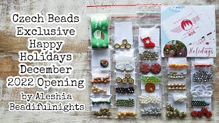 Czech Beads Exclusive Happy Holidays December 2022 Opening