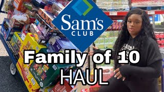 HUGE! $1,000 SAMS CLUB PANTRY HAUL| MOM OF 9