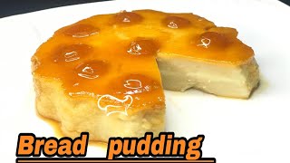 Bread caramel pudding 🍮|Easy pudding recipe|Every one can make|#pudding#noovenrecipe #caramelpudding