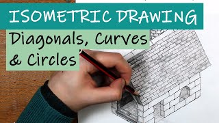 Isometric Drawing - Crating (Diagonals, Curves & Circles)