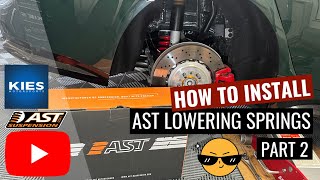 How to Install AST Lowering Springs PART 2 | BMW G80 M3