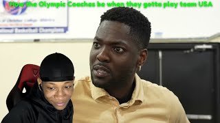 How the Olympic Coaches be when they gotta play team USA | LMERicoTv Reaction