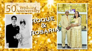 Roque ♥ Rosaria 50th | wedding Anniversary Highlights | Rozario Estibeiro 9822156429