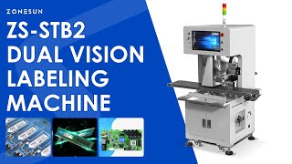 ZONESUN ZS-STB2 CCD Visual Inspection Flat Labeling Machine