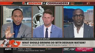 FIRST TAKE | Stephen A. & Shannon reacts to Jayden Daniels keep stun NFL as Commanders top Browns