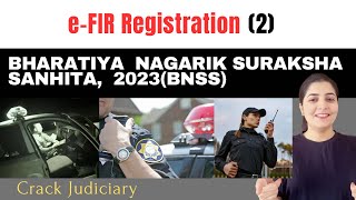 👨‍💻e-FIR Registration (2) | पुलिस में शिकायत दर्ज कराने का इलेक्ट्रॉनिक पंजीकरण | Sec.-173,BNSS |LAW