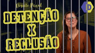 DETENÇÃO X RECLSUÃO: Quais as diferenças? Em qual situação se encaixa cada um?